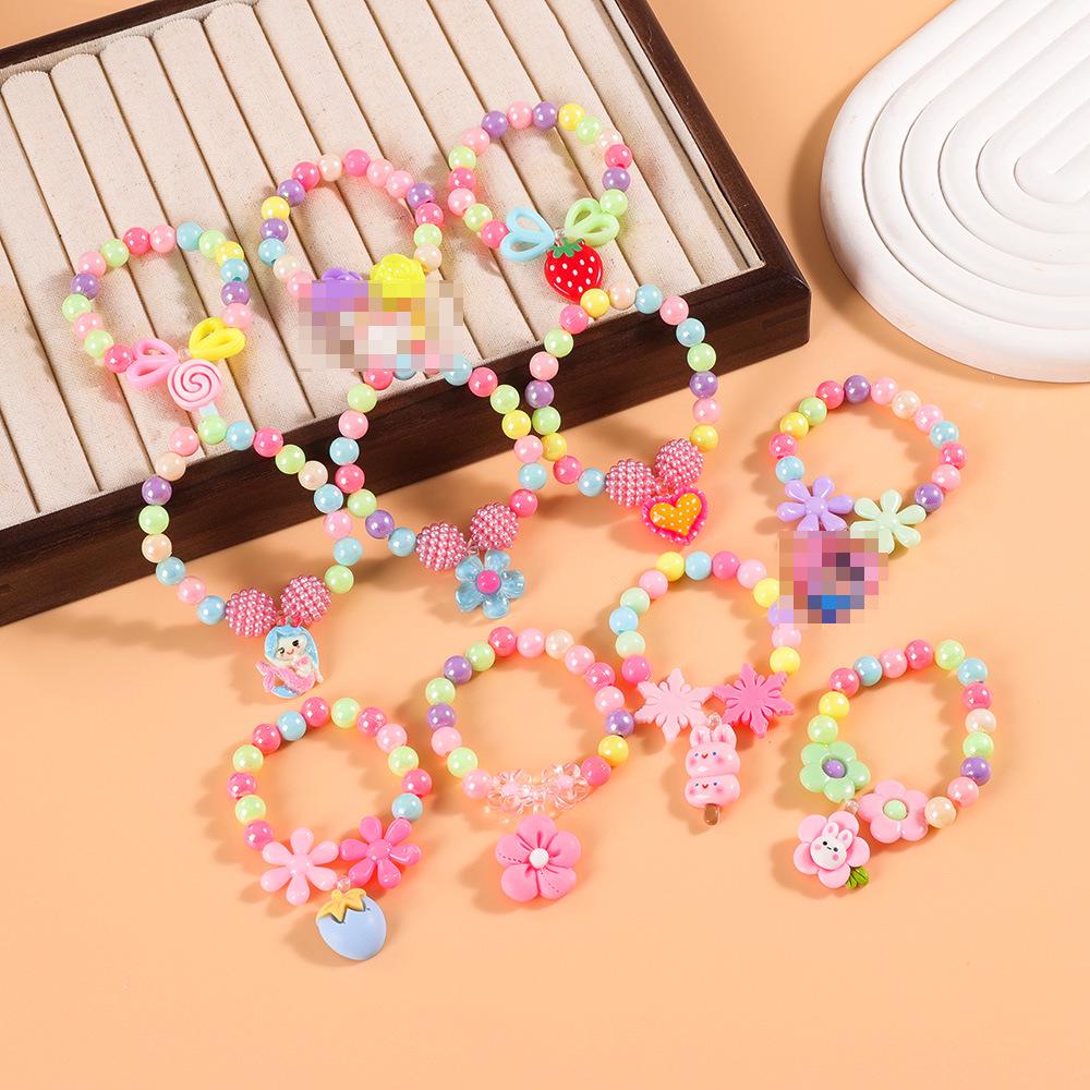 Children's Pearl Princess Bracelet - Cute, Stylish Kindergarten Gift for Little Girls