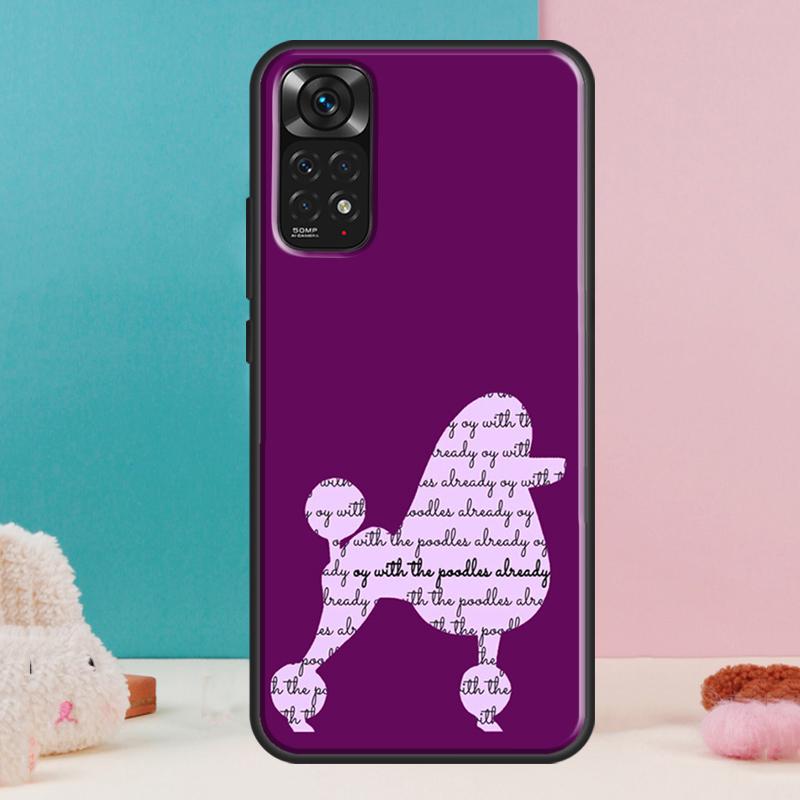 

Cartoon Poodle Dog Case For Xiaomi Redmi Note 13 12 Pro 14 11 9 10 9S 10S 11S 12S Redmi 14C 13C 10C 12C Cover Redmi Note 14 Pro 5G
