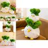 Adorable White Chicken Plush Toy Soft Pp Cotton Stuffed Animal Cartoon Pillow