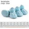 Reflective EVA Dog Booties Non Slip Waterproof Outdoor Boots for Hot Pavement Protection Pet Shoes with Anti Slip Sole Dog Shoes