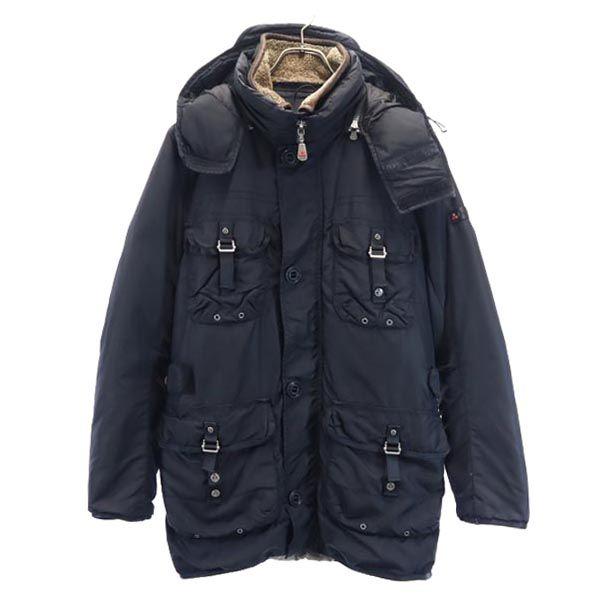 

PEUTEREY Пуховик S черный Воротник из боа, капюшон Мужской Б/у