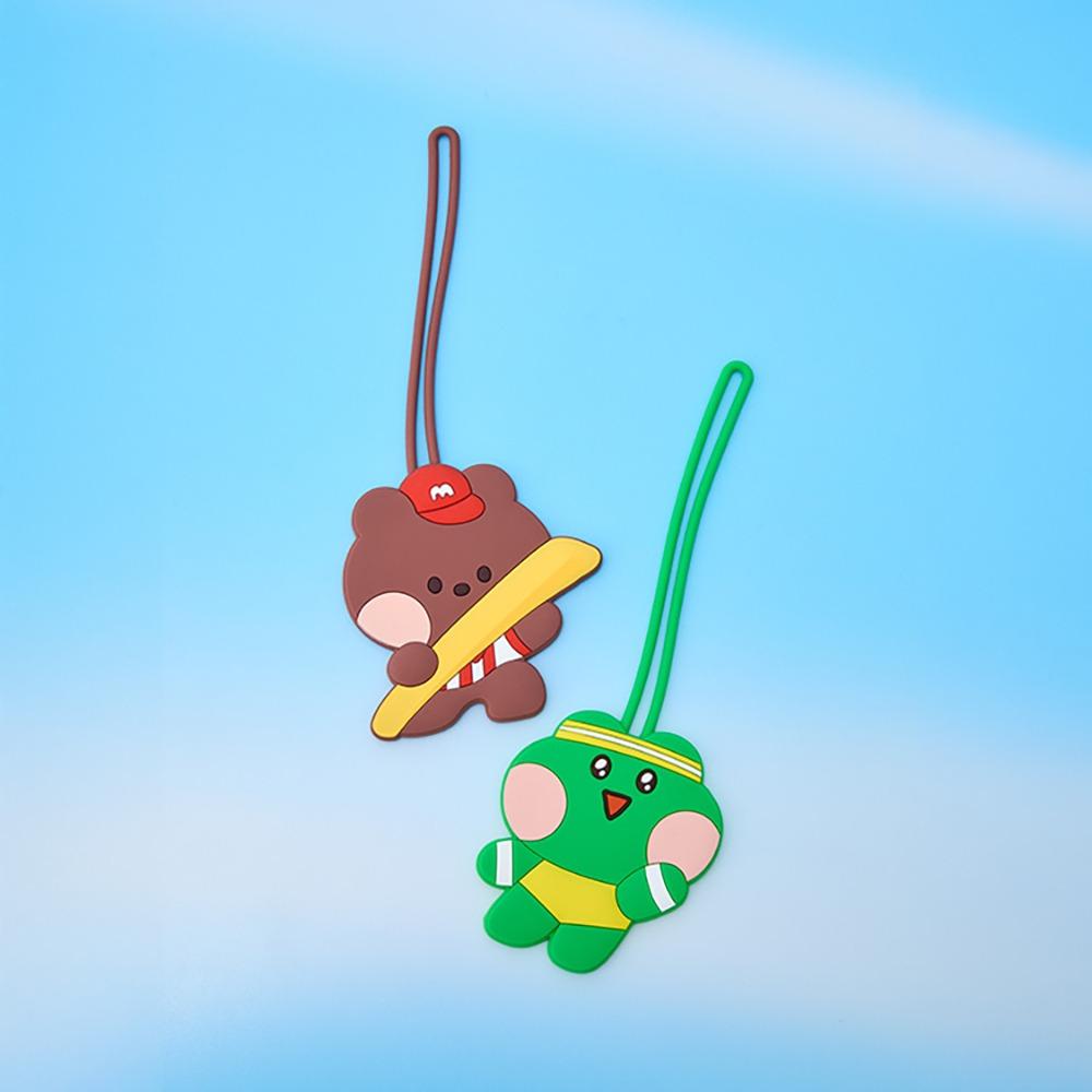 LINE FRIENDS Minini World Silicone Name Tag Lenini