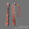 Feicheng Peach Wood Branch Amulet Pendant with Five Emperors Coins for Pregnant Women Carrying Babies