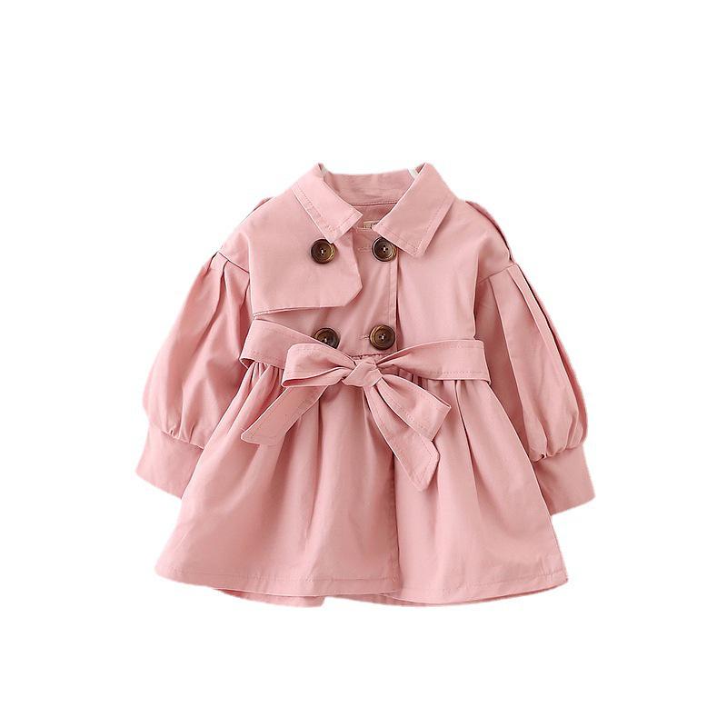 Frühling 2026 Mädchen Langarm Revers Windbreaker Jacke