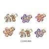 Catch Clip New Crystal Flower Sweet Korean Hairpin Mini Small Crystal Ins Hair Claw Bang Leisure Casual Party Outdoor