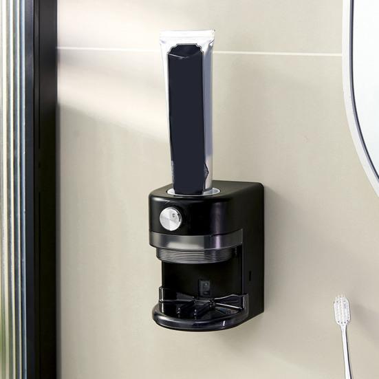 Wall Mounted Automatic Toothpaste Dispenser Adjustable Volume Easy to Install Universal Rechargeable