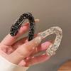 High ponytail fixed artifact grab clip female back head half tie hair headgear hairpin v-clip hairpin matte