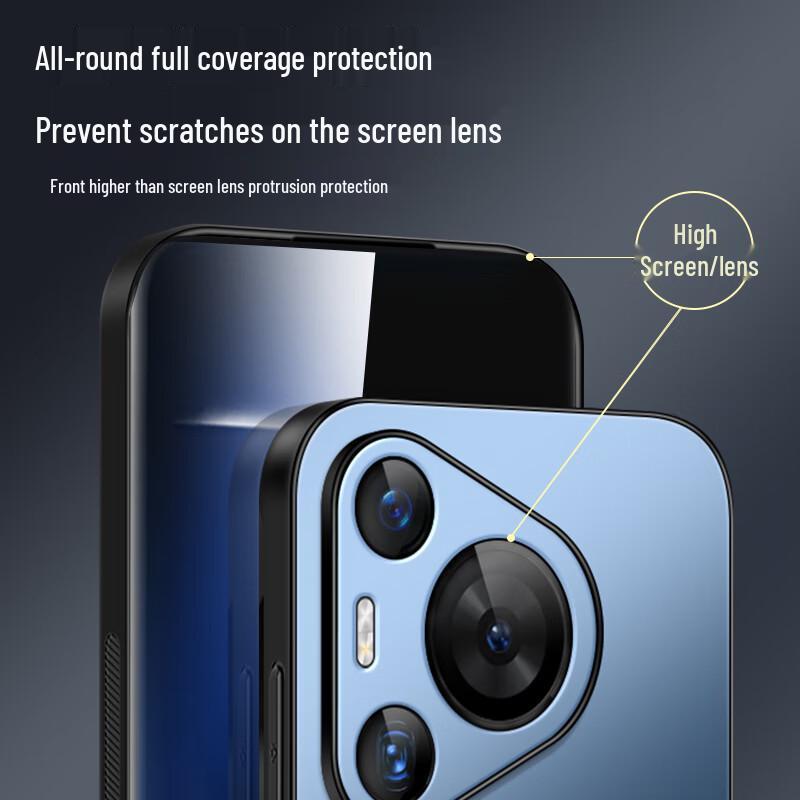 Shangsu AG Matte Full-Coverage Phone Case for Huawei Pura70 Series