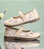 Taiheyuan Ancient Style Embroidery Chinese Style Comfortable Soft Sole Flat Shoes