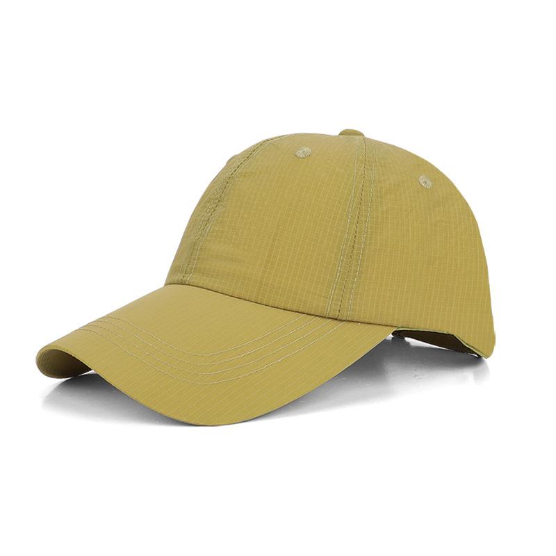

Summer Sunshade Sunscreen Cap Quick-Drying Waterproof Baseball Cap Men s Outdoor Sports Cool Breathable Cap світло-жовтого кольору