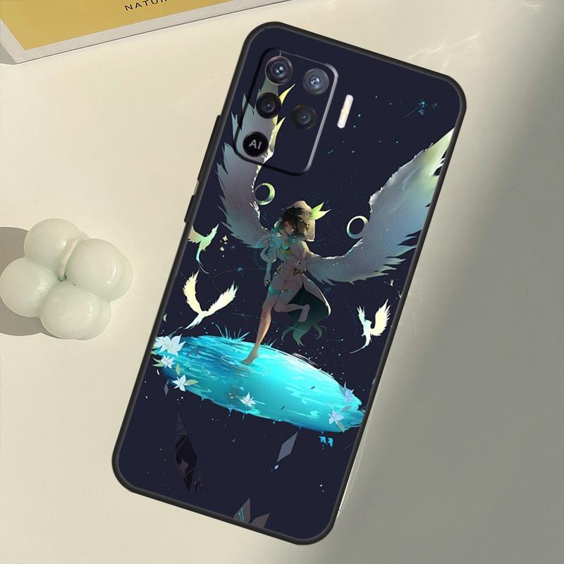 

Чехол Genshin Impact Venti для OPPO A1K A3S A5S A15 A16 A52 A72 A5 A9 A31 A53 A83 A91 A93 A54 A74 A94, чехол OPPO A74 4G