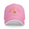 Space City Sun Baseball Cap  Spring Casual Hip Hop Hats For Unisex Unisex Hiking Fishing Snapback Cap