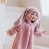Spring Baby Girls Boys Rabbit Romper Jumpsuit Hooded Pajamas Boys Homewear Outfits Baby