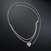 European and American Sexy Double Layer Heart Pendant Waist Chain - Fashion Diamond Belly Dance Navel Accessory