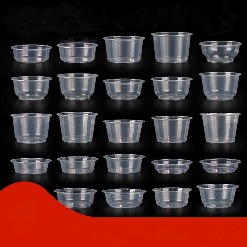 Disposable Clear Plastic Round Bowls