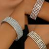 Fashionable, Minimalist, Light Luxury Style, High-end Feel, Inlaid with Rhinestones Bracelet, Suitable for Women's Parties and H