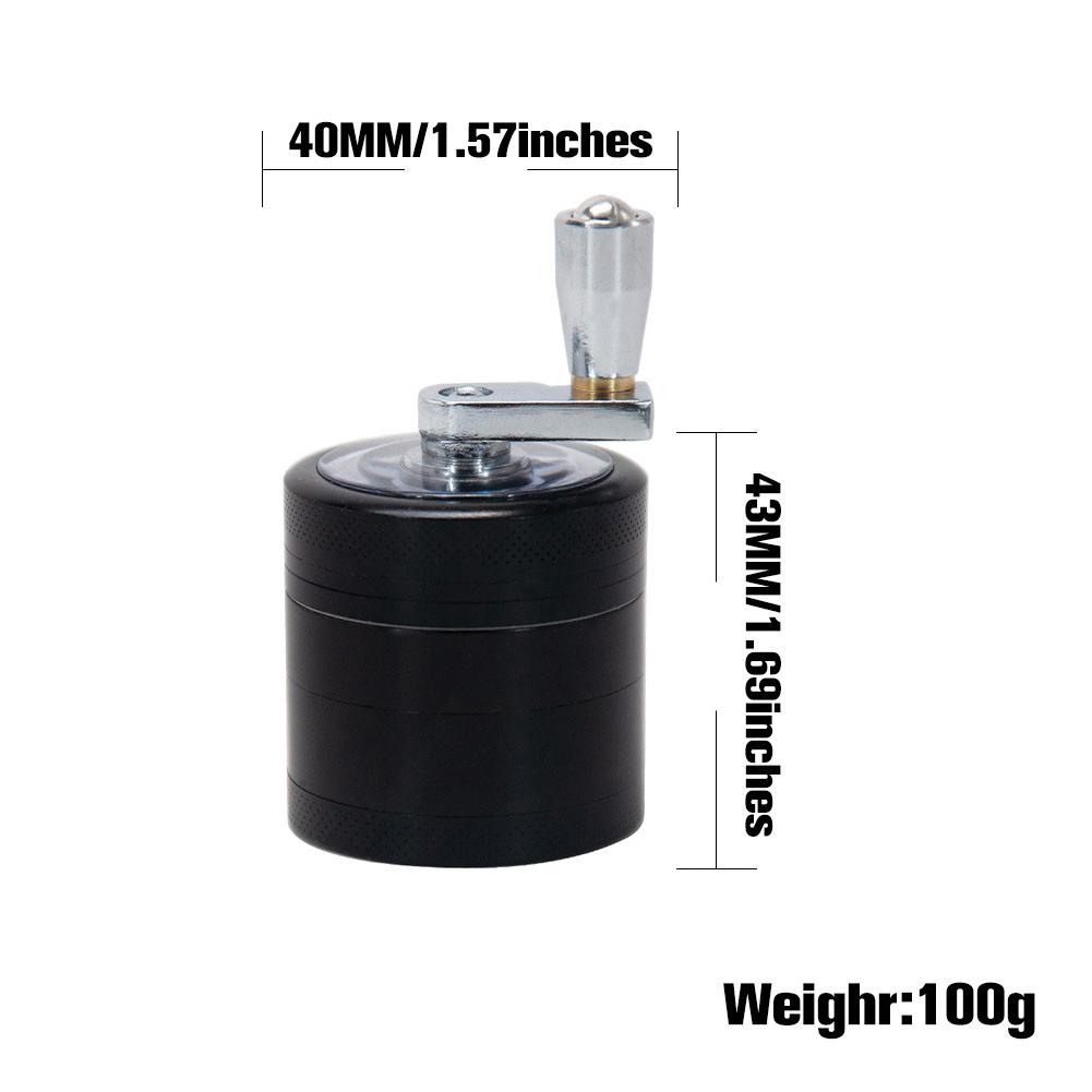 Broyeur à métaux neuf, broyeur à noix en aluminium et à épices dures pour noix de muscade, gingembre, sel gemme et poivre, outils à main, broyeurs