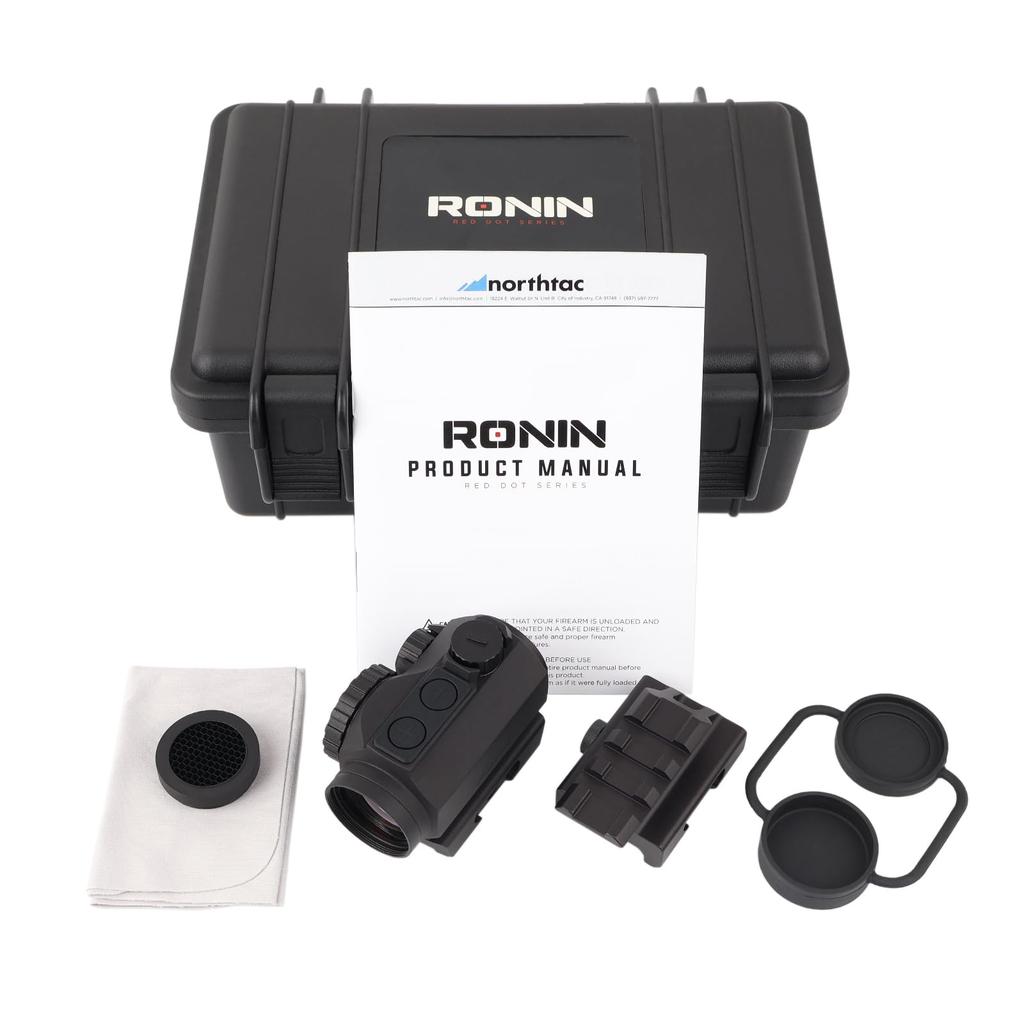 SKEERY Red Dot Sight with Motion Activation and Auto-Sleep Function, Airsoft Sight with Two Height and Depth Mounts, and Japanese Instruction Manual