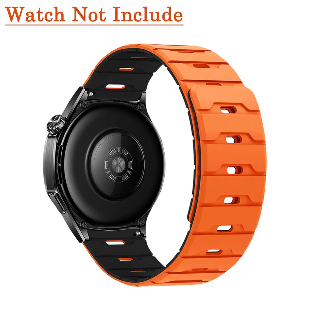 18mm 20mm 22mm Silicone Strap for Huawei Watch GT5/4 6pro For Garmin Forerunner Magnetic Band for Samsung Galaxy Watch 7 6 5 4