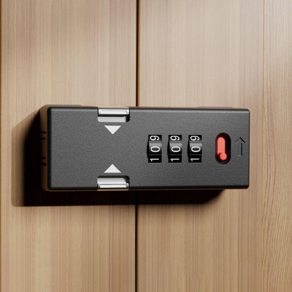Keyless Adjustable Cabinet Password Lock Zinc Alloy Enhanced Security Security Lock Erosion Resistant Bolt Lock System Lockers