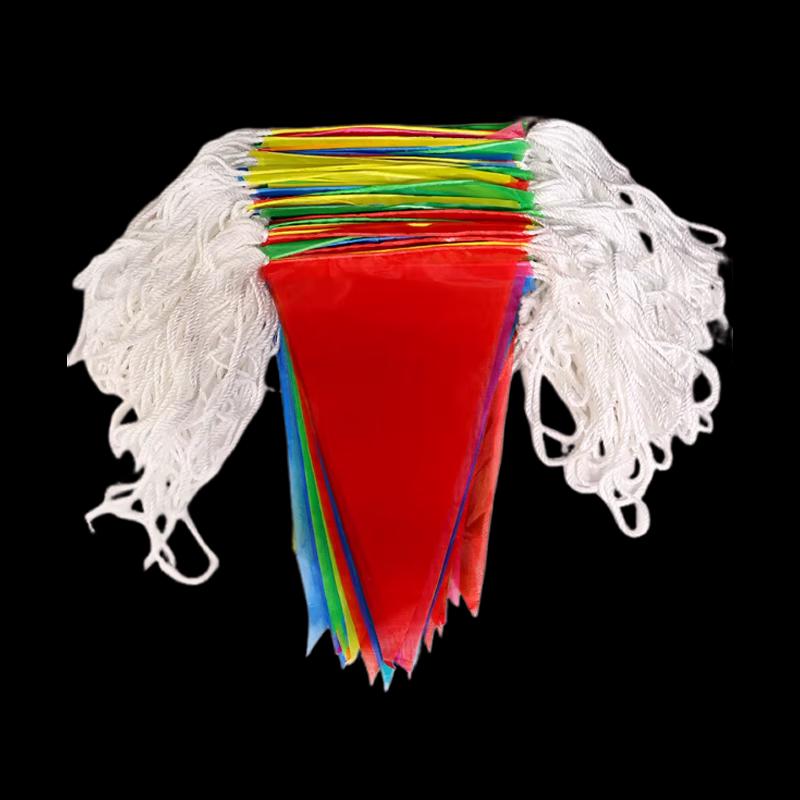Colorful Triangular Flag String
