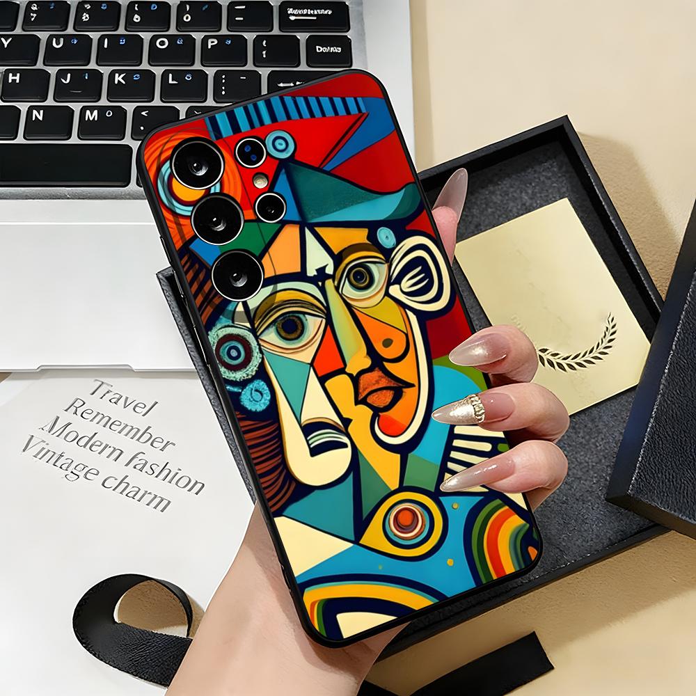 

Artist Pablo-Picasso Phone Case For Samsung S26 S25 S24 FE S23 S22 S21 Plus S20 Ultra Note20Ultra Black Soft Shell Galaxy S22 Ultra 5G