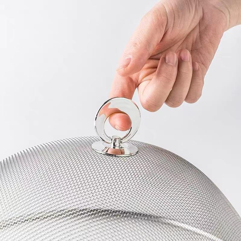 Large Stainless Steel Fly-Proof Dish Cover for Tables