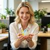 Simulated Bird Squeeze Toy Anxiety Relief Sparrow Sensory Fidget Toy Slow Rising Office Workers Relaxation Stress Ball