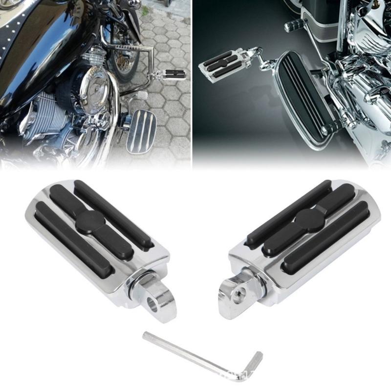 32mm Aluminum Motorcycle Foot Pegs 32mm Motorcycle Rear Footrests Motorbike Modification Part Simple Installation
