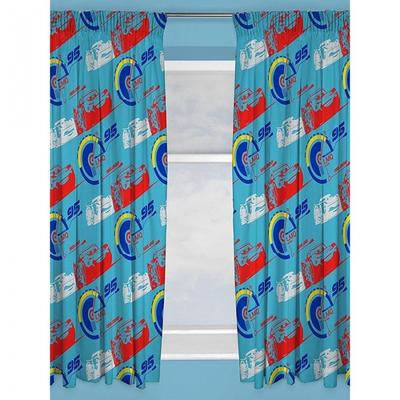 Cars 3 Lightning McQueen Pencil Pleat Curtains (Pack Of 2)