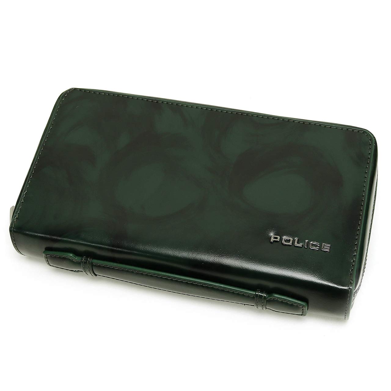 

Полицейский длинный кошелек на молнии с отделением для монет, темно-зеленый PA-70505, кошелек, Spazzola,