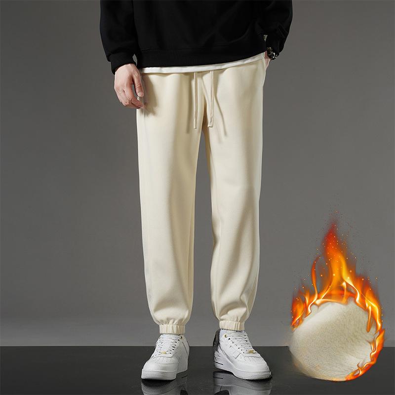 New Men's and Women's Casual Pants Korean Version of Fashionable Versatile Temperament Elastic Sweatpants
