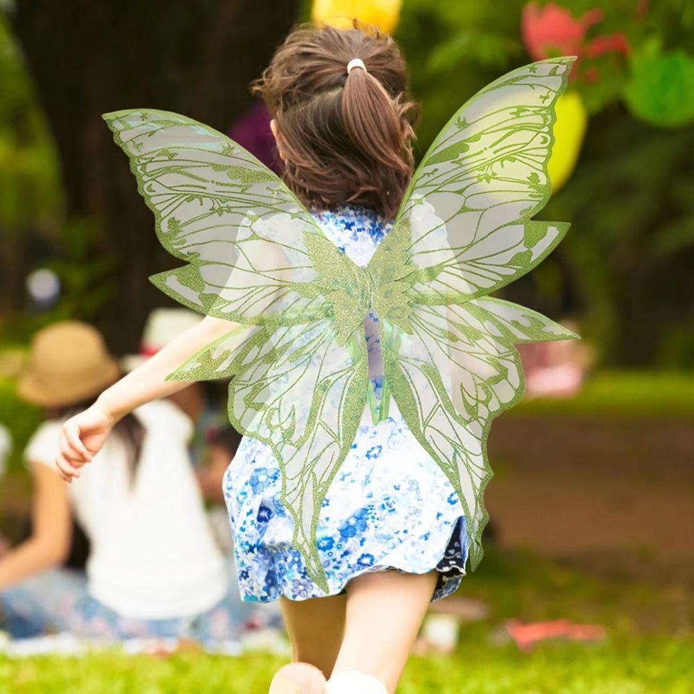 Creative Fairy Butterfly Wings Lightweight Elf Wings Costume Dress Up Wings Set  Cosplay Costumes
