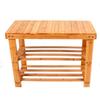 Bamboo Shelf, Standing Shoe Rack, 3-shelf Cabinet, Bathroom, Hall