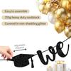 Graduation Decorations 2026, Black Glitter Congrats Grad Banner - We Are So Proud of You Congratulation Banner, Graduation Decorations Class Fo 2026