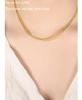 Gold-Plated Double Layer Clavicle Necklace - Fade-Resistant, Personalized Design