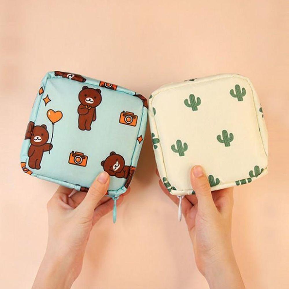 

Women s products mini pouch sanitary pad bag coin purse lip pouch