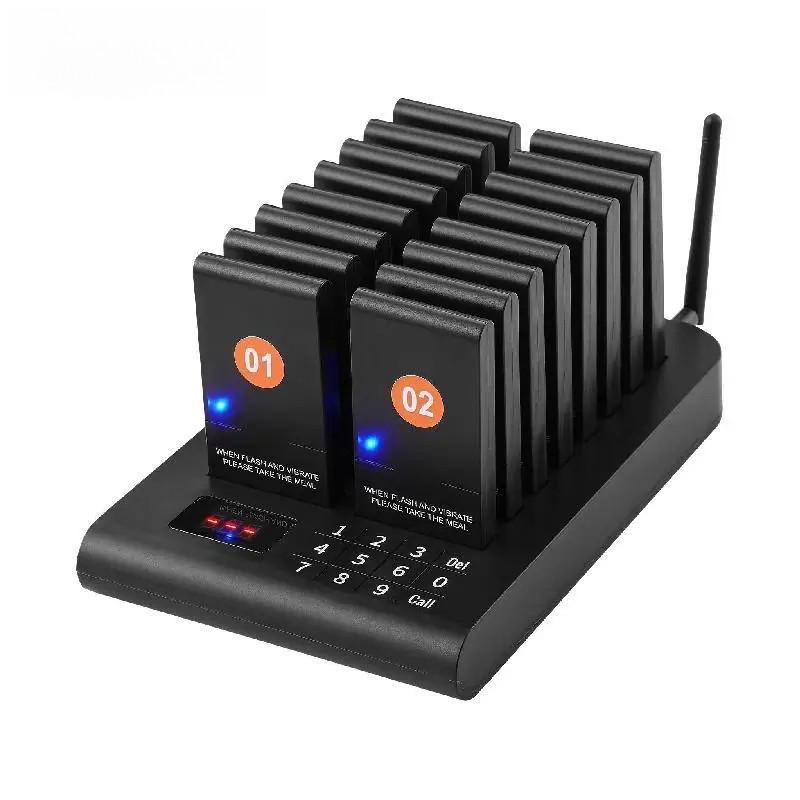 Restaurant Customer Service Pager System Wireless Range Lineup Waiting Queue Signal Guest Customer Calling Beepers