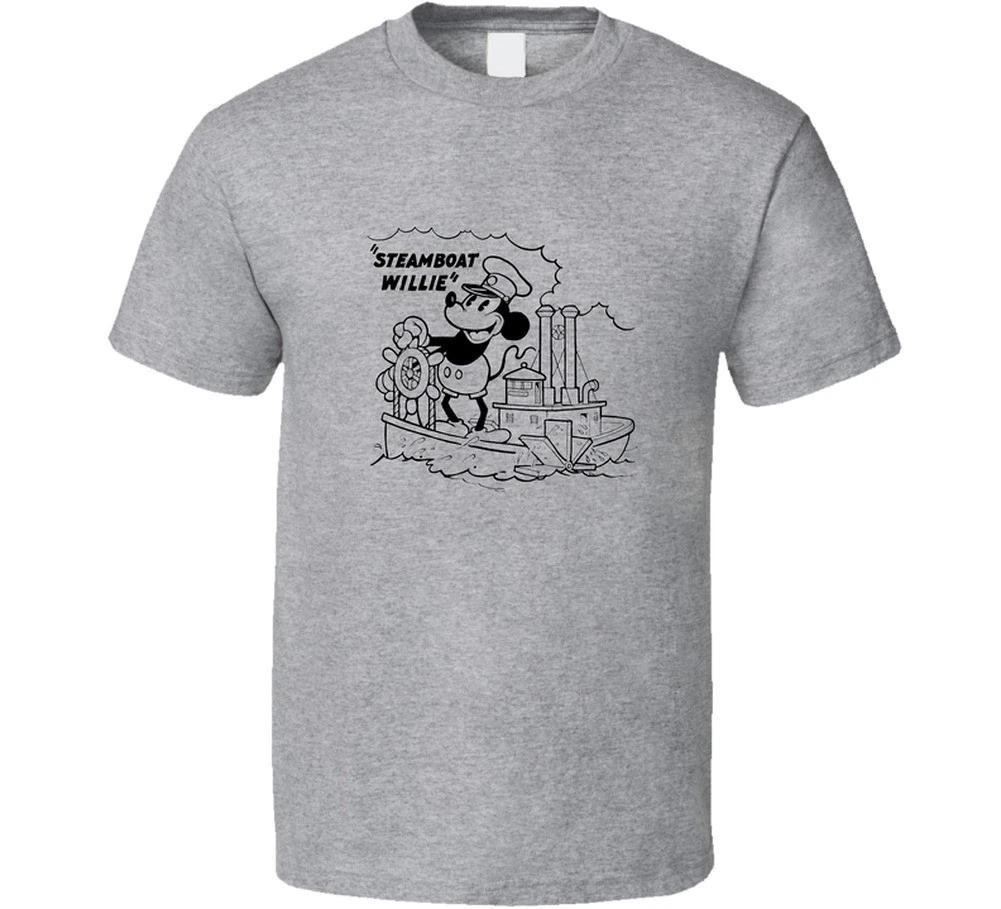 Steamboat Willie 1928 Classic Mickey Fun Gift Trending Gift T Shirt S