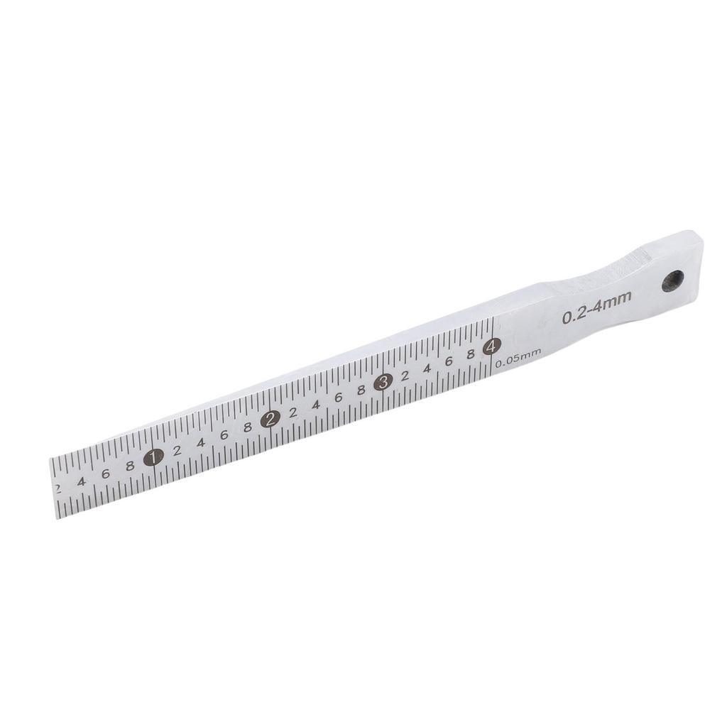 Edelstahl Spaltlehre 0,2 4mm Bereich 0,05mm Genauigkeit Multifunktionale Konuslehre für Bau Bahnen