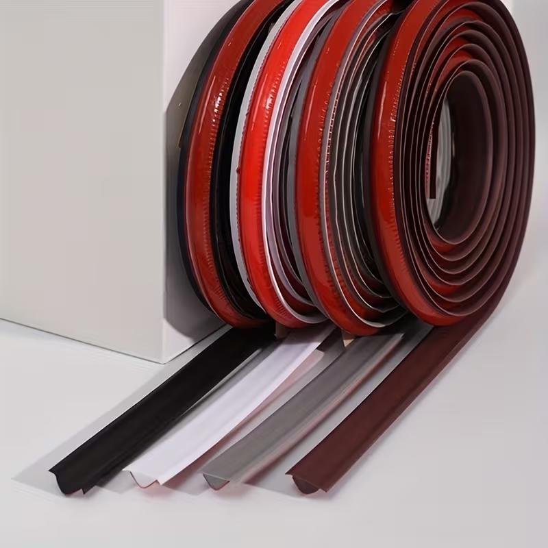 1PC 1m/3meters Flexible Trim Caulk Strip, Peel and Stick Trim for Molding, Wall Corner, Baseboard, Easy Installation