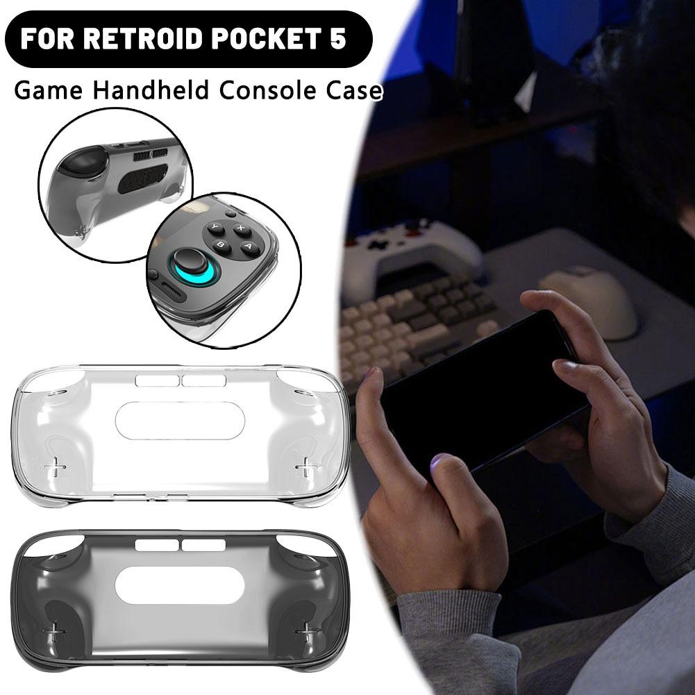 High-Quality Durable Shockproof Anti-scratch Case for Retroid Pocket 5 RP5 Handheld Game Console Lightweight Protective Cover
