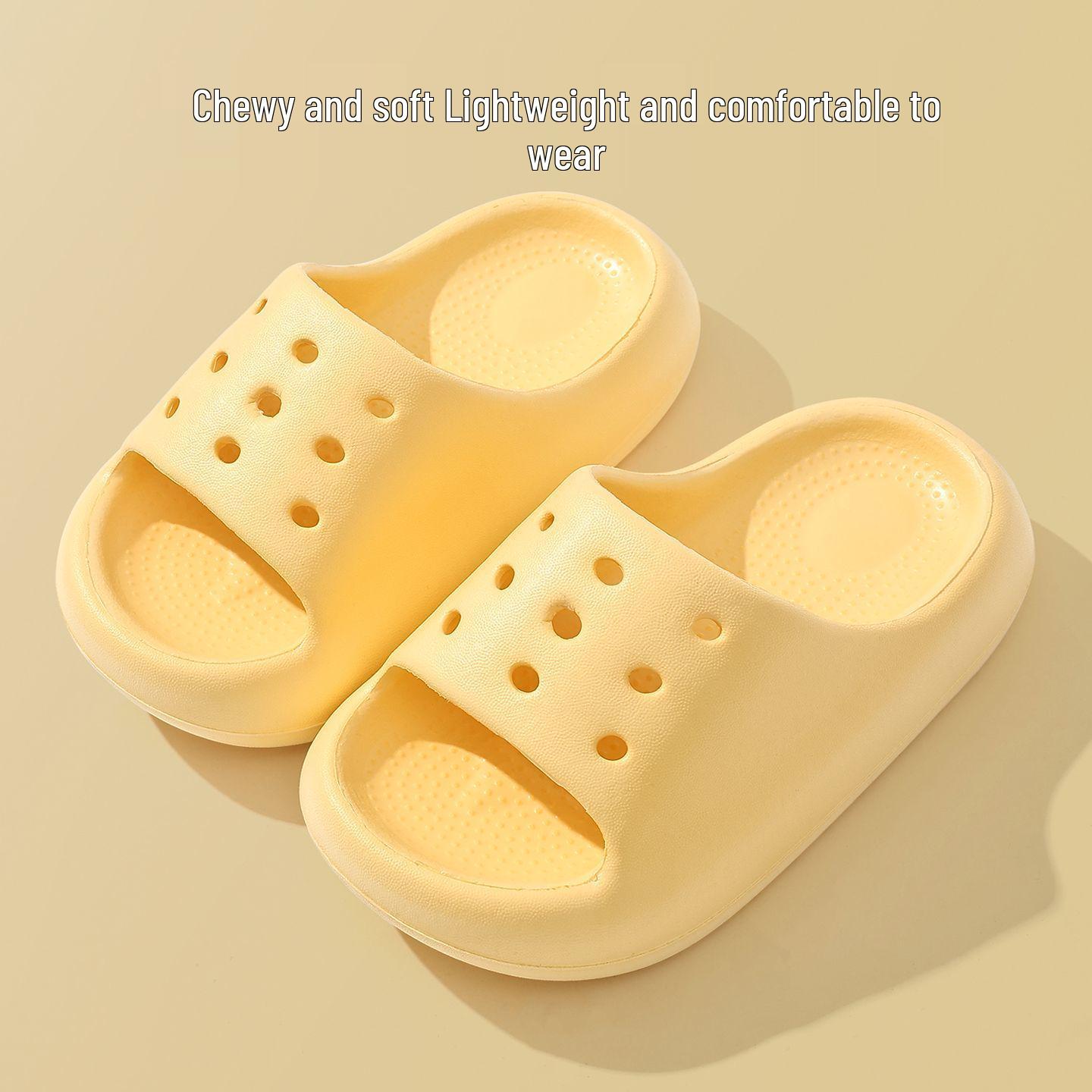 

Летние нескользящие тапочки для детей: Домашние тапочки для мальчиков и девочек в ванную, matching для малышей и родителей. 19.0cm / Size 30/31