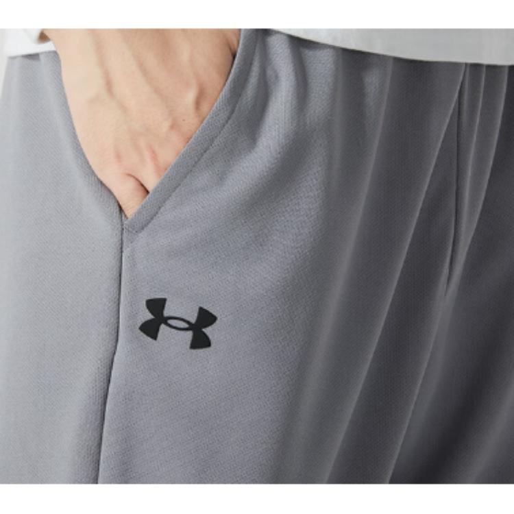 Under Armour Solid Color Short Hooded Thick Outdoor Warm Down Jacket Casual Knitted Sports Pants Set 23600801-001+23600704-014