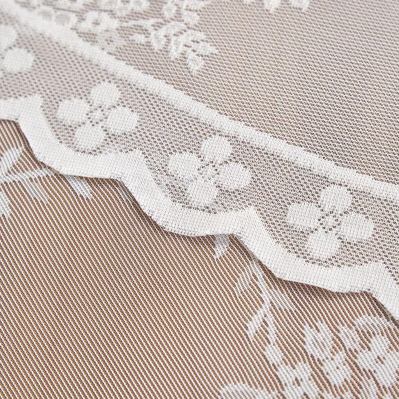 New Foreign Trade Countryside Small Fresh Square Table Round Table Hollow French Lace Round Mirror Flower Living Room Bedroom Study Dining Table