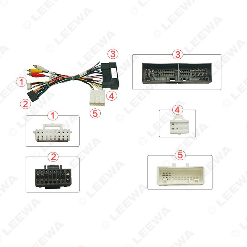 Kia Carnival Android Navigation Power Cord & Decoder for 15 Models