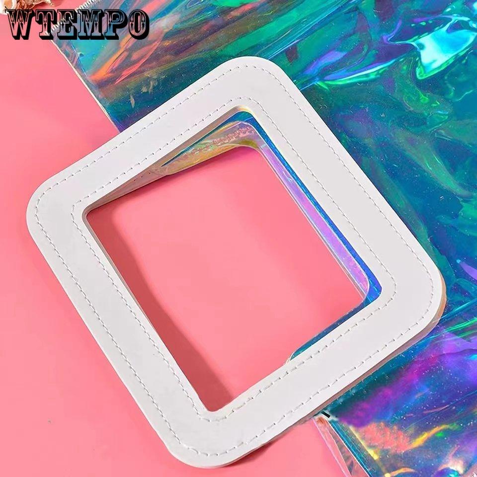 1pcs Reusable Laser Gift Bags with Handle, PVC Handbags, Heavy Duty Gift Wrap Bags Party Favors Bags