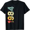 Since 1984 Year 1984 Birth Vintage Aesthetic 1984 RetroT-Shirt Print On Demand Individuality Short Sleeve Camisas Streetwear