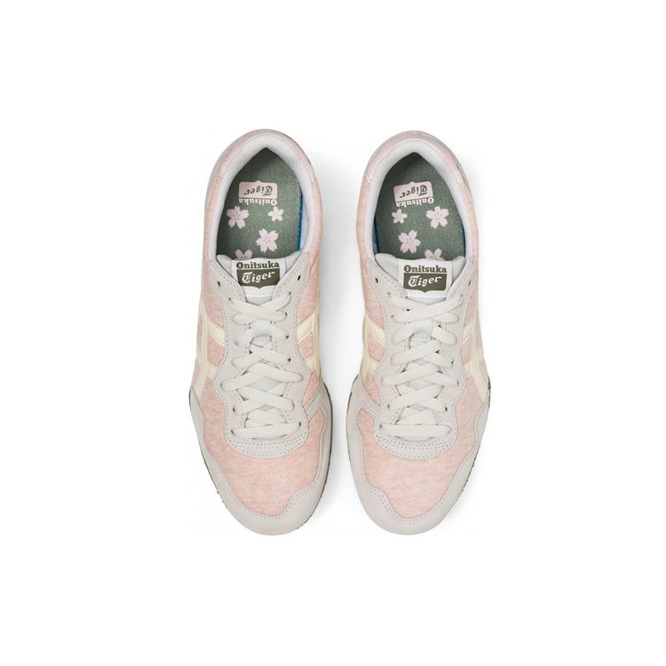 ONITSUKA TIGER Serrano Slip Resistant Durable Breathable Lightweight Low Top Casual Shoes Unisex Sneaker Sakura-Pink 1183A720-700