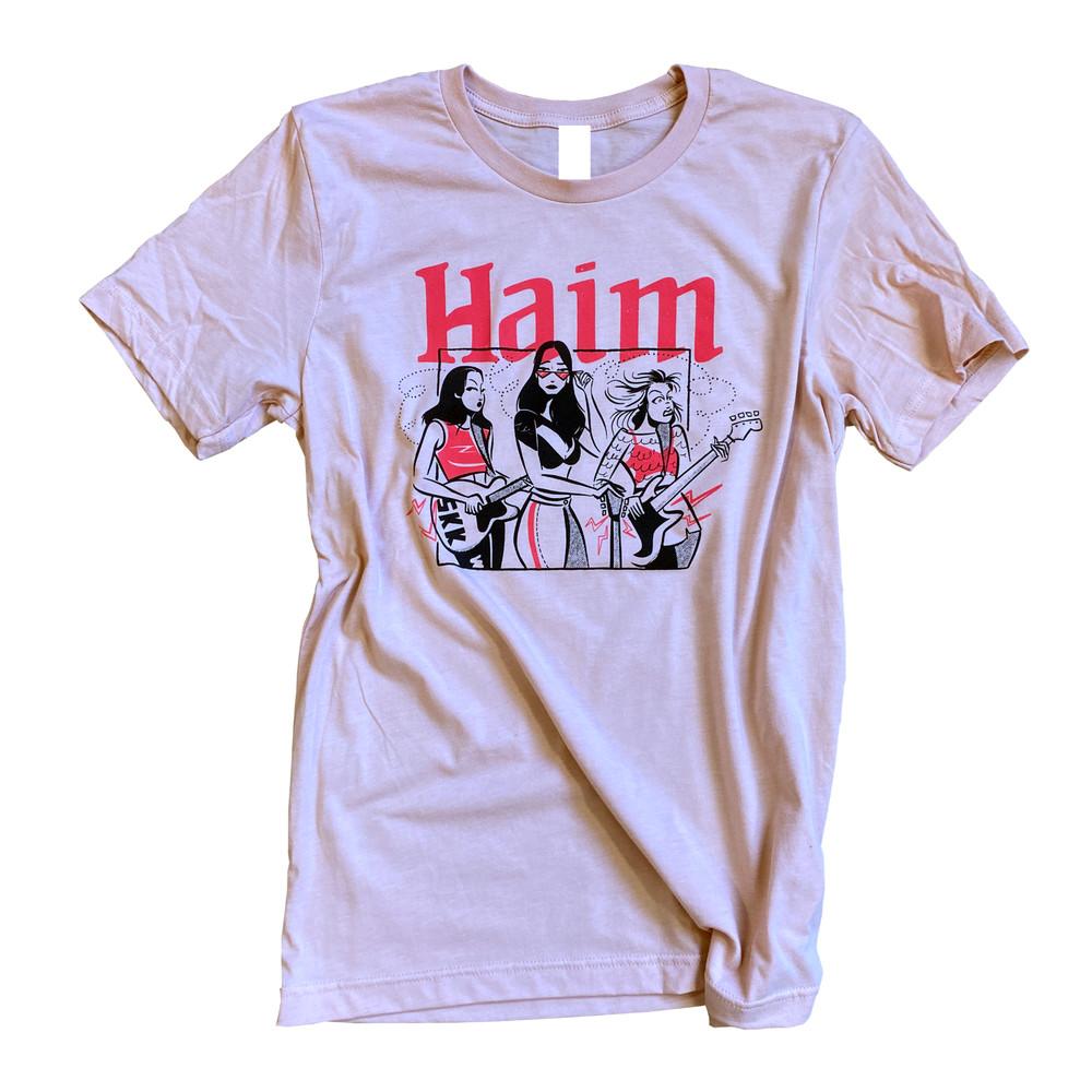 Vintage HAIM Band T-shirt Short Sleeve All Size S to 5XL NZ027 Unisex T-Shirt S